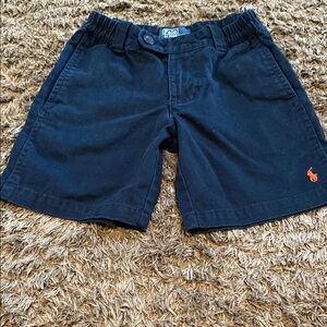Polo by Ralph Lauren Kids Navy Shorts with Red Logo